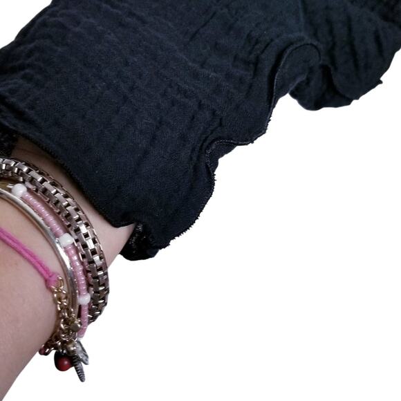 DEBORAH CROSS Art To Wear Fiber Art Patchwork Boho Shacket Multimedia One Size - Picture 4 of 10